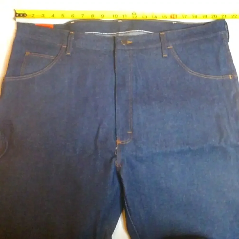 NWT Rustler Advantage Hard Working Extra Heavy Weight Denim Blue Jeans 42 X 32. - Picture 4 of 8